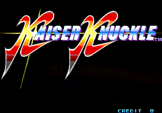 Kaiser Knuckle (Ver 2.1O 1994-07-29) Title Screen